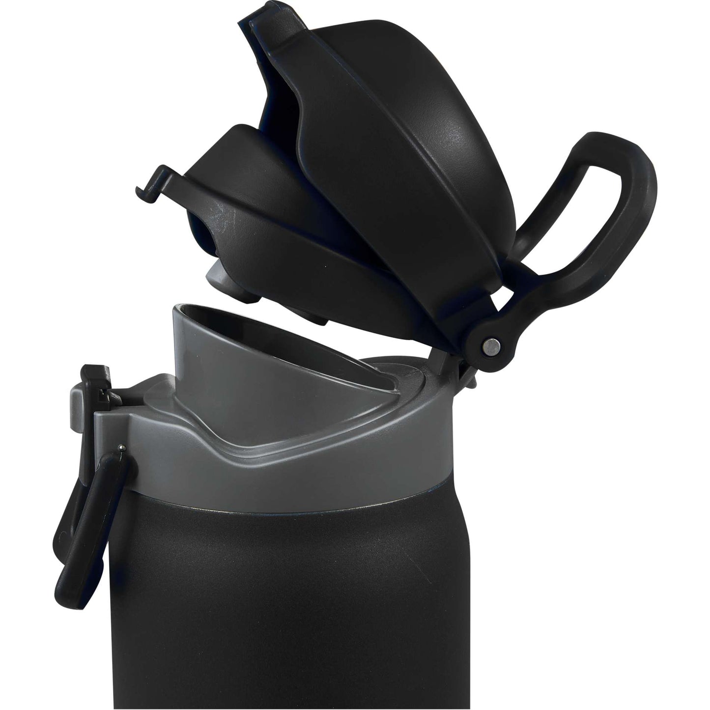 Front View of Black Rhine 2 in 1 Vacuum Eco-Friendly Bottle 30oz
