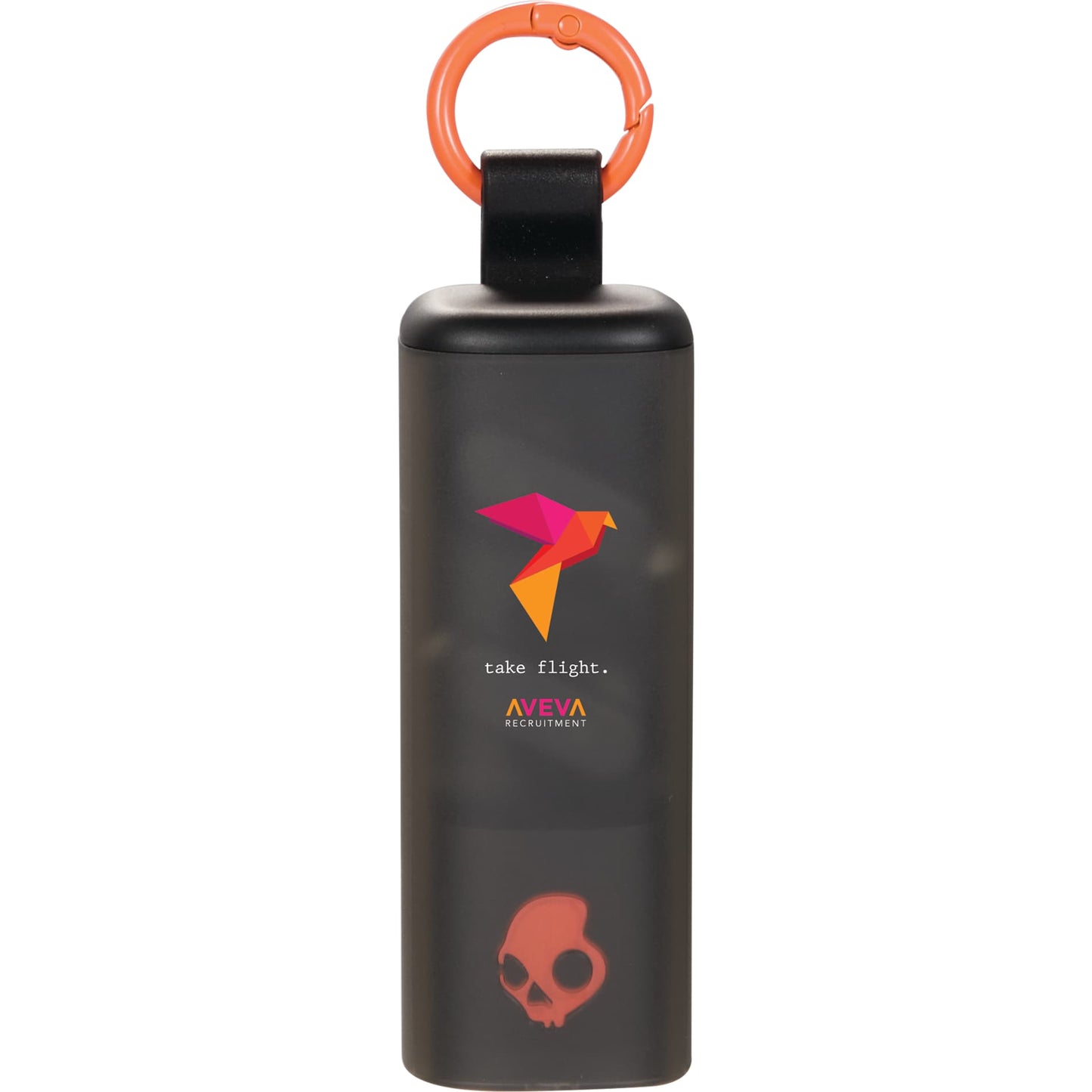 Front View of Black Skullcandy Dime Evo True Wireless Earbuds