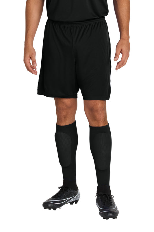 Front View of Black Sport-Tek All Sport OTC Socks STA05