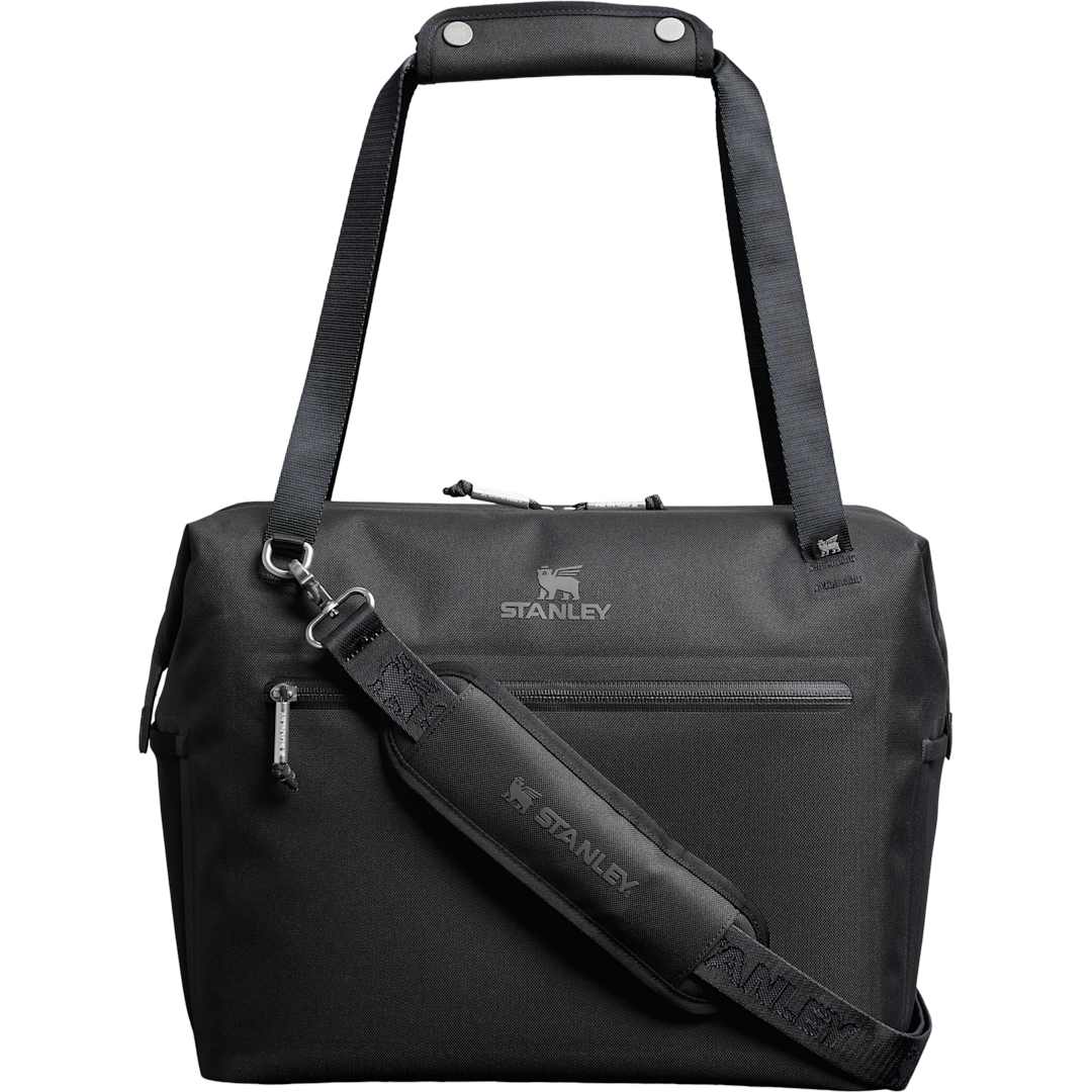 Front View of Black Stanley Julienne Max 30 Can Cooler plain
