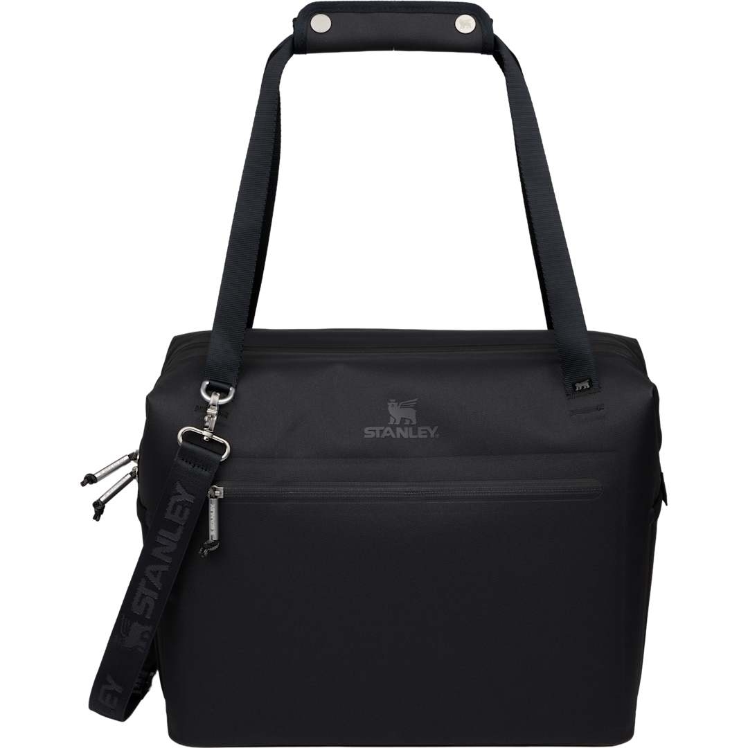Front View of Black Stanley Julienne Max 30 Can Cooler plain