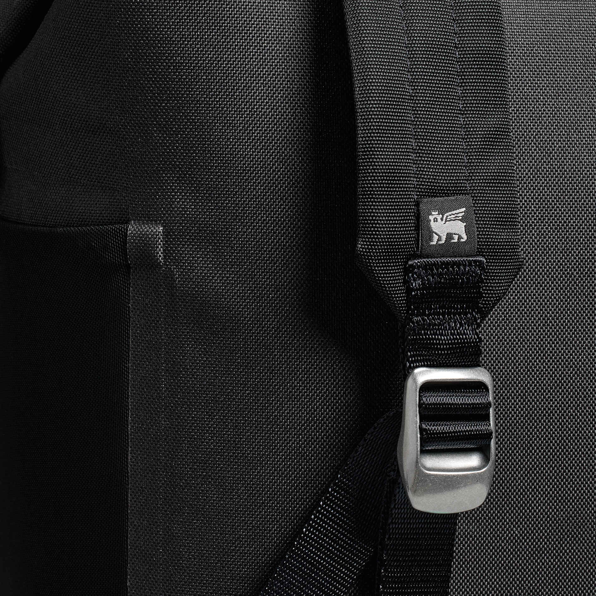 Front View of Black Stanley Madeline Mini 20 Can Cooler Backpack