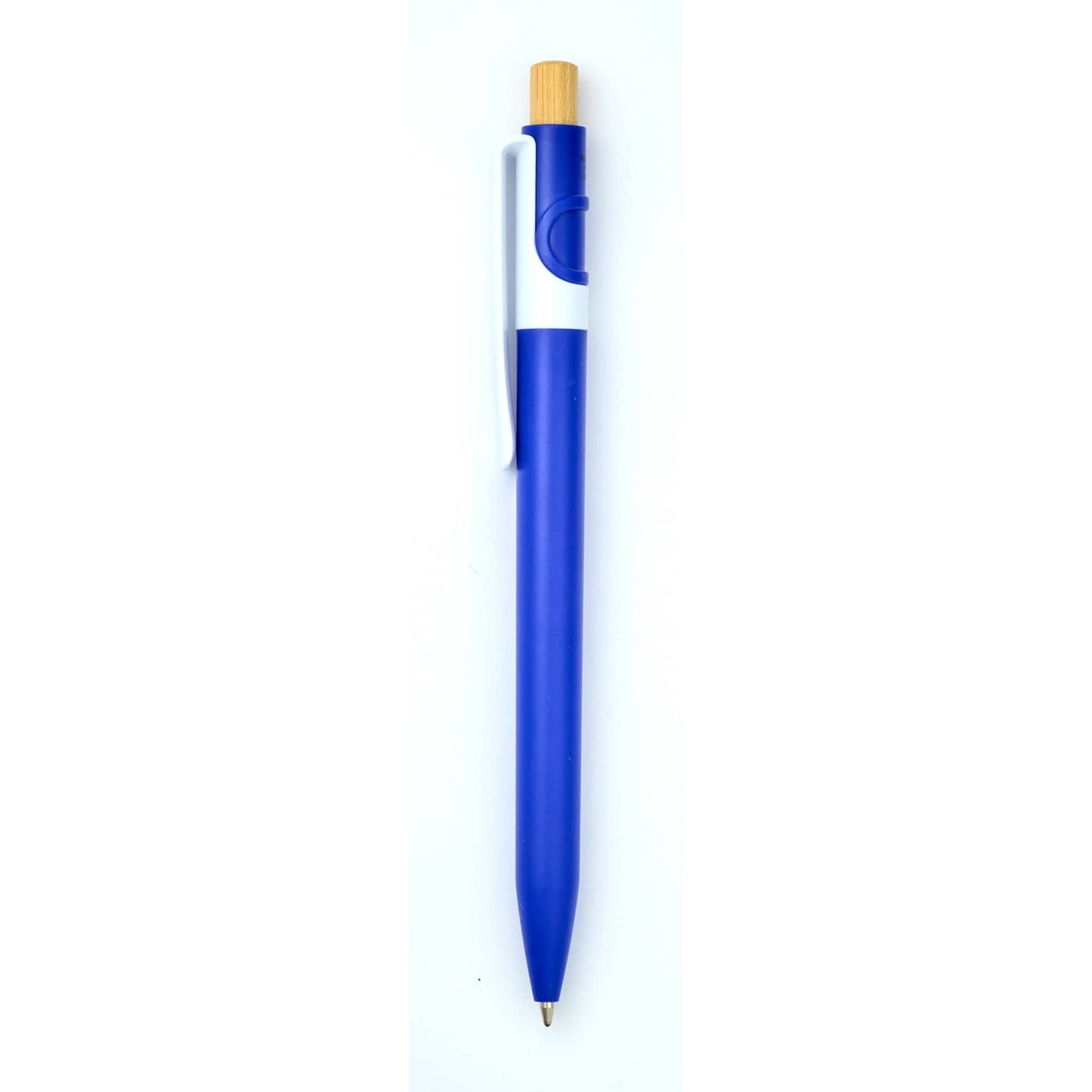 Front View of Black Sunburst Recycled Gel Pen plain