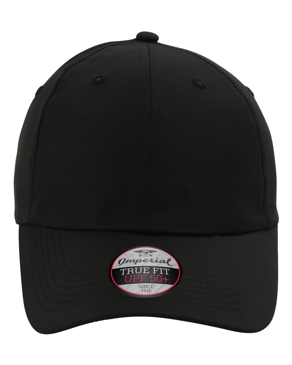 Front View of Black The Original Performance Cap - X210P