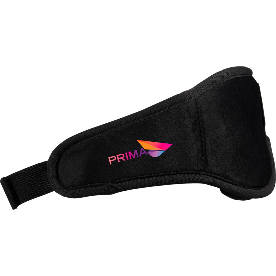 Front View of Black Wellable™ Bluetooth Sleep Mask