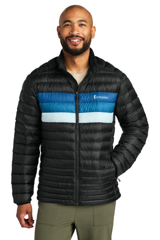 Front View of Black/Atl Cotopaxi Fuego Down Jacket COTOM1687