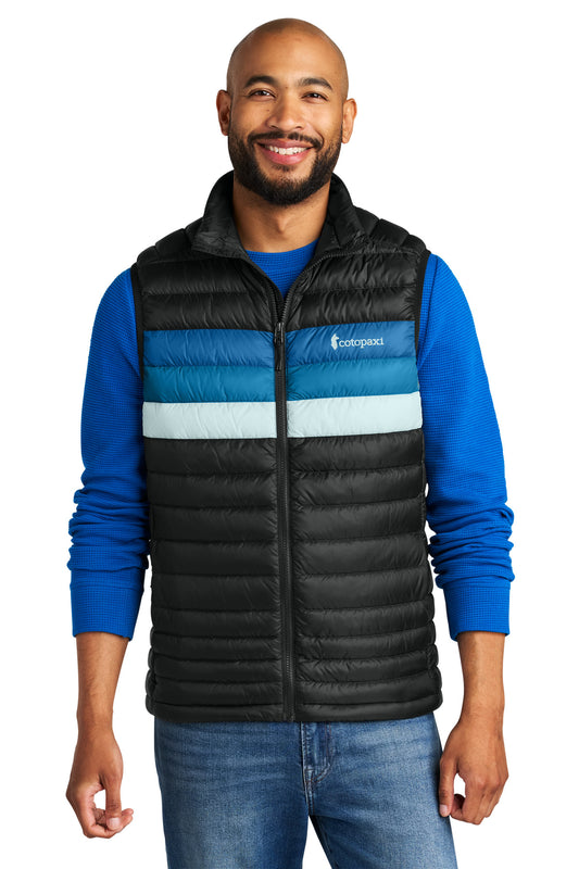 Front View of Black/Atl Cotopaxi Fuego Down Vest COTOM1689