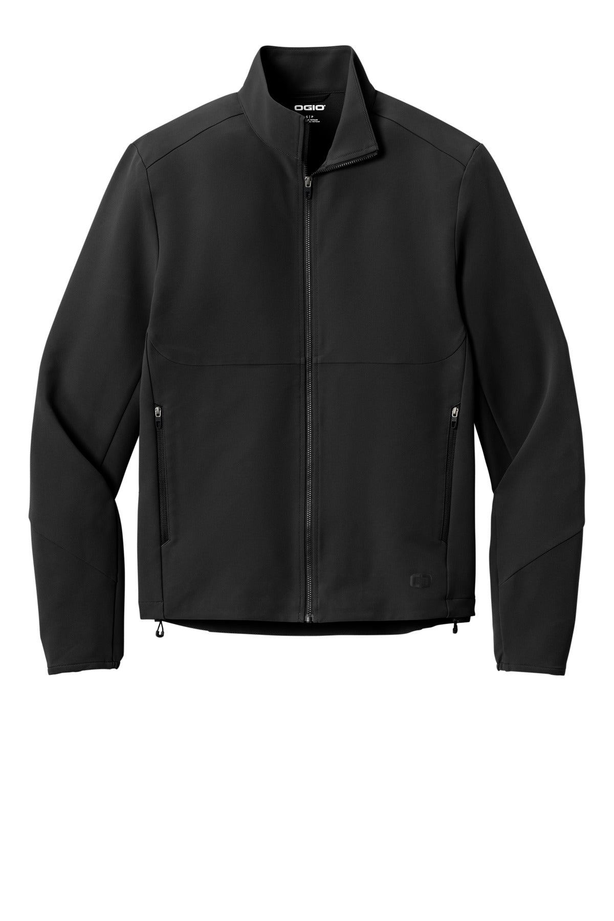 Front View of Blacktop OGIO Kinetic Soft Shell OG740