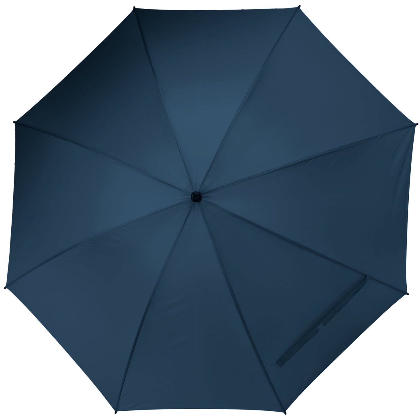 Front View of Blue 60" Manual Golf Umbrella plain