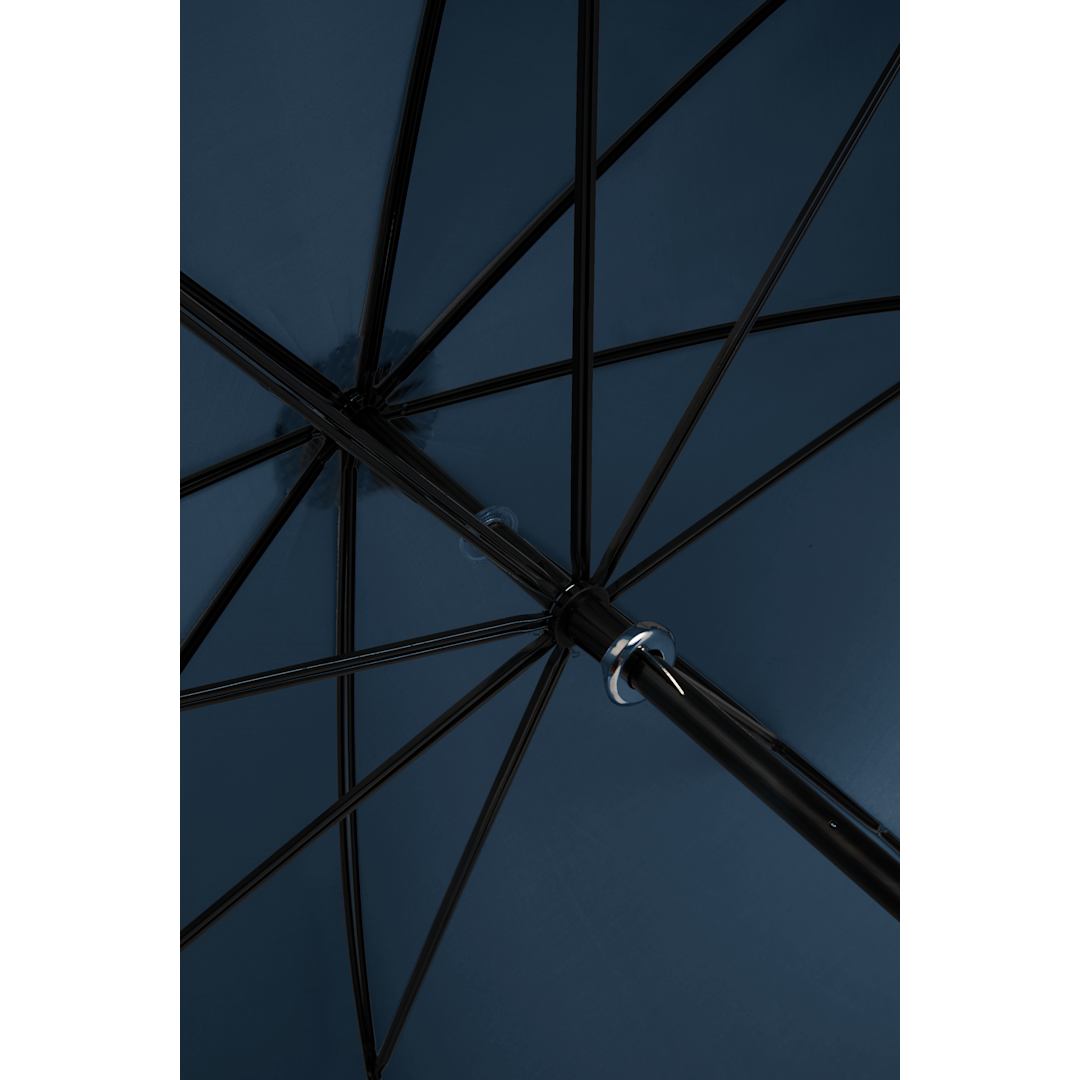Front View of Blue 60" Manual Golf Umbrella