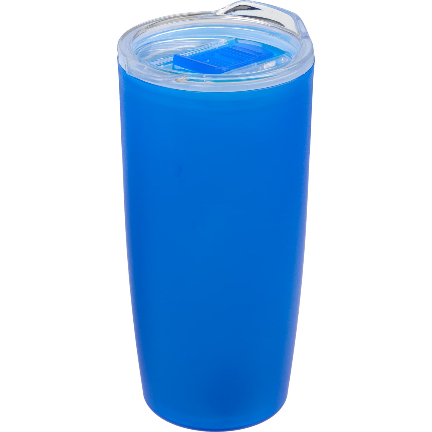 Front View of Blue Coastal Double Wall Tumbler 22 oz plain