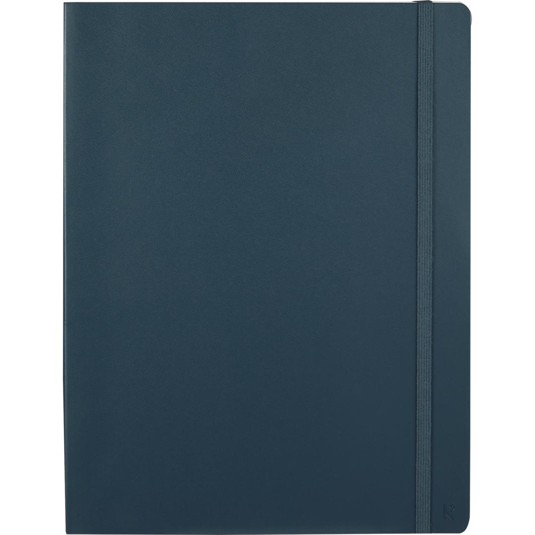 Front View of Blue Karst Pro Series Notebook plain