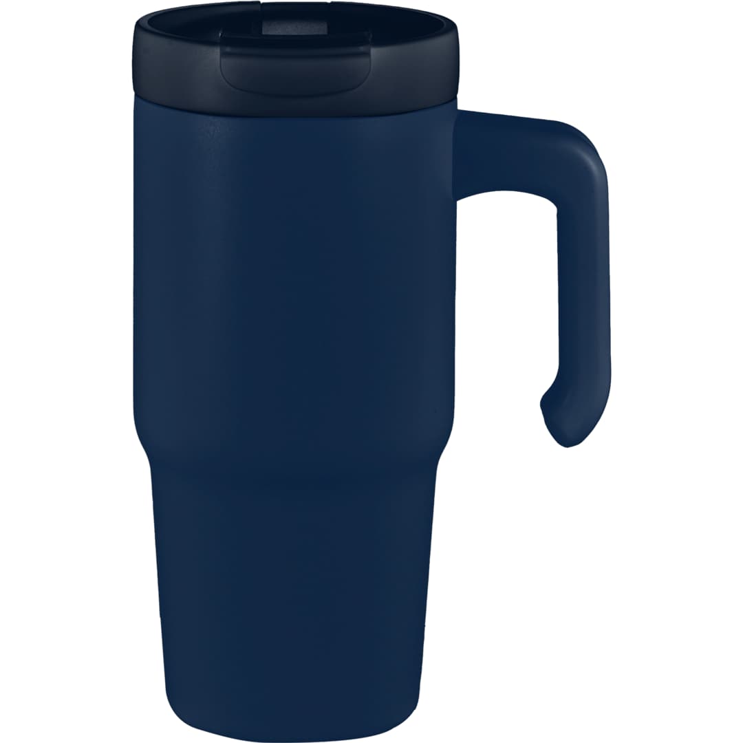 Front View of Blue Peak Recycled Insulated Sip or Swig Mug 24oz plain
