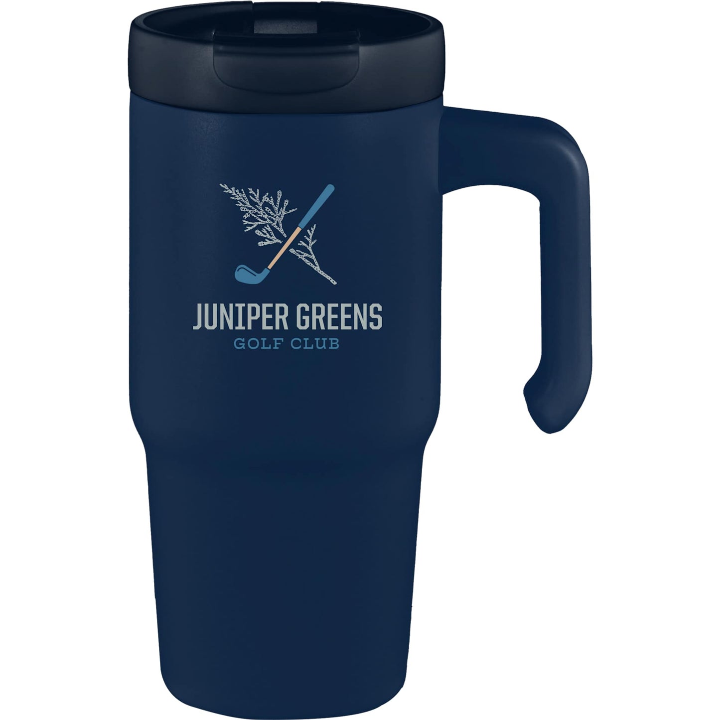 Front View of Blue Peak Recycled Insulated Sip or Swig Mug 24oz