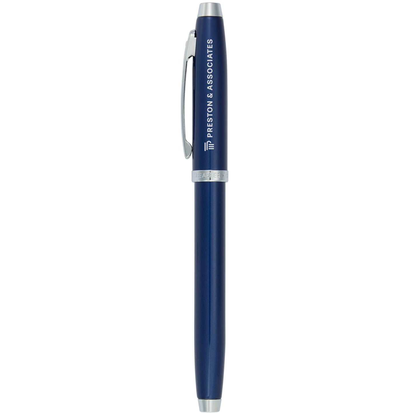 Front View of Blue Sheaffer® 100 Glossy Lacquer Roller Ball