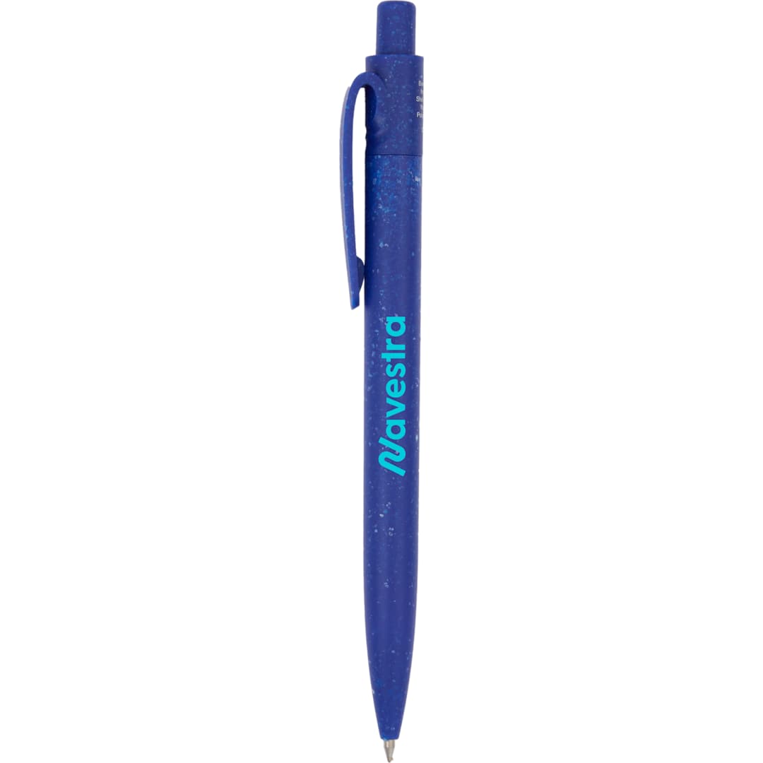 Front View of Blue Shoreside Gel Pen