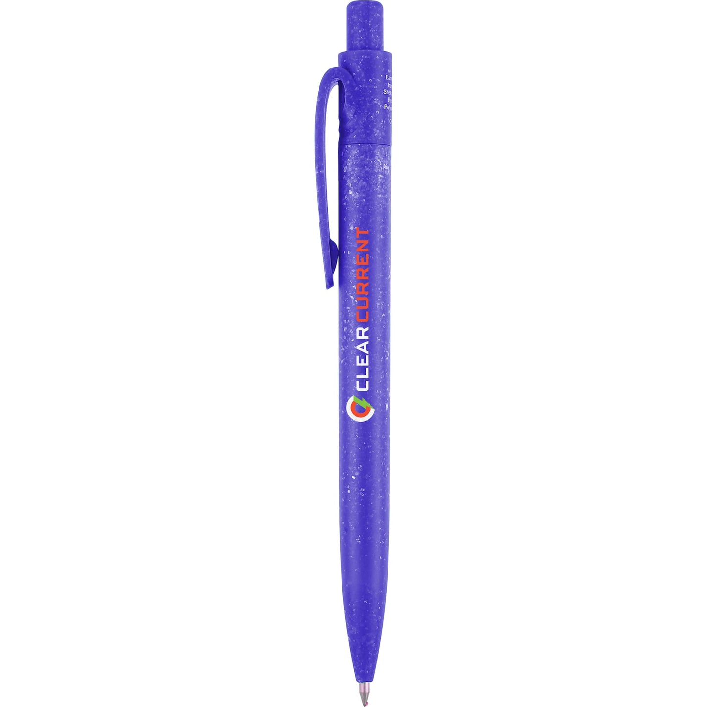 Front View of Blue Shoreside Gel Pen