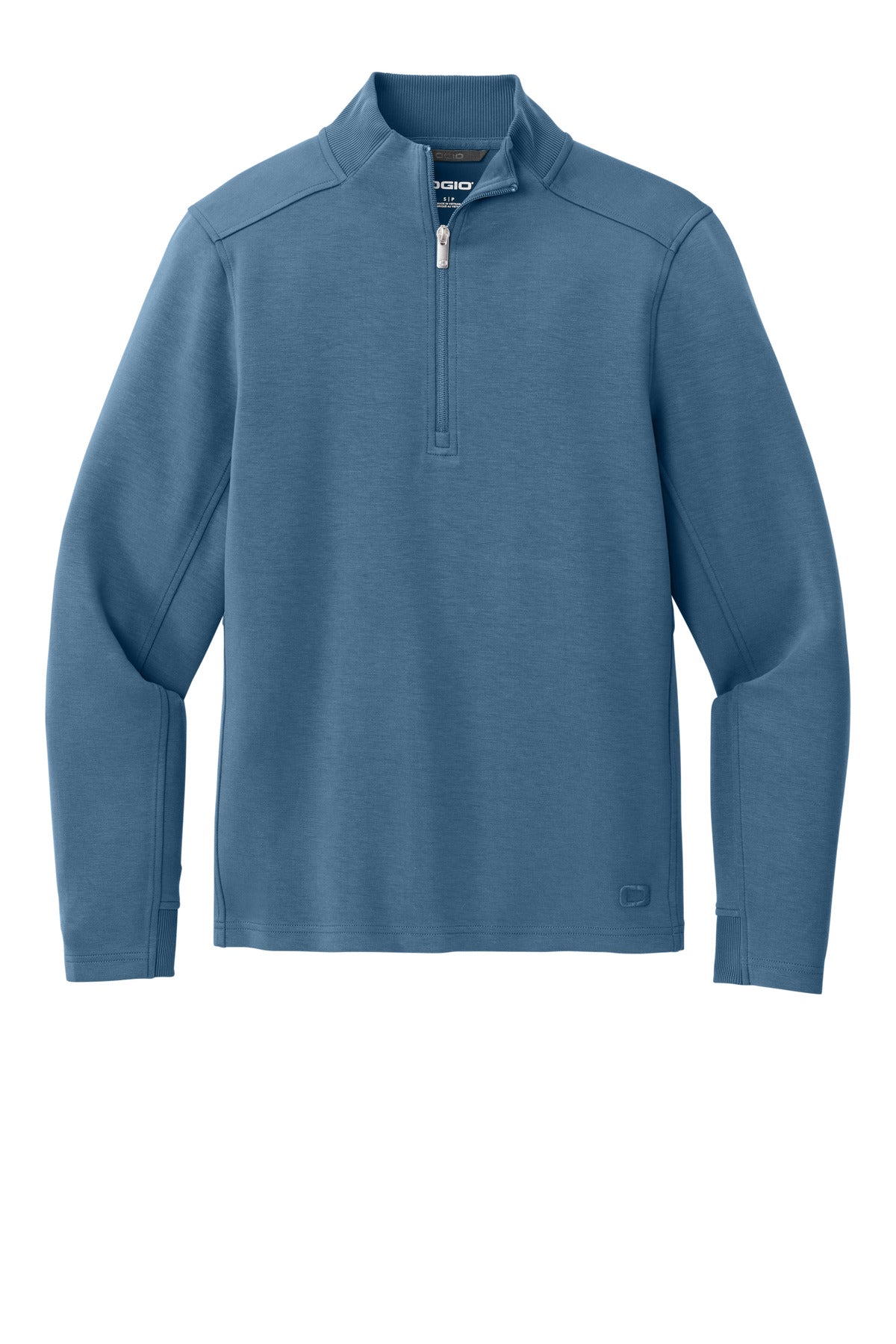 Front View of BlueMist OGIO Transcend 1/4-Zip OG861
