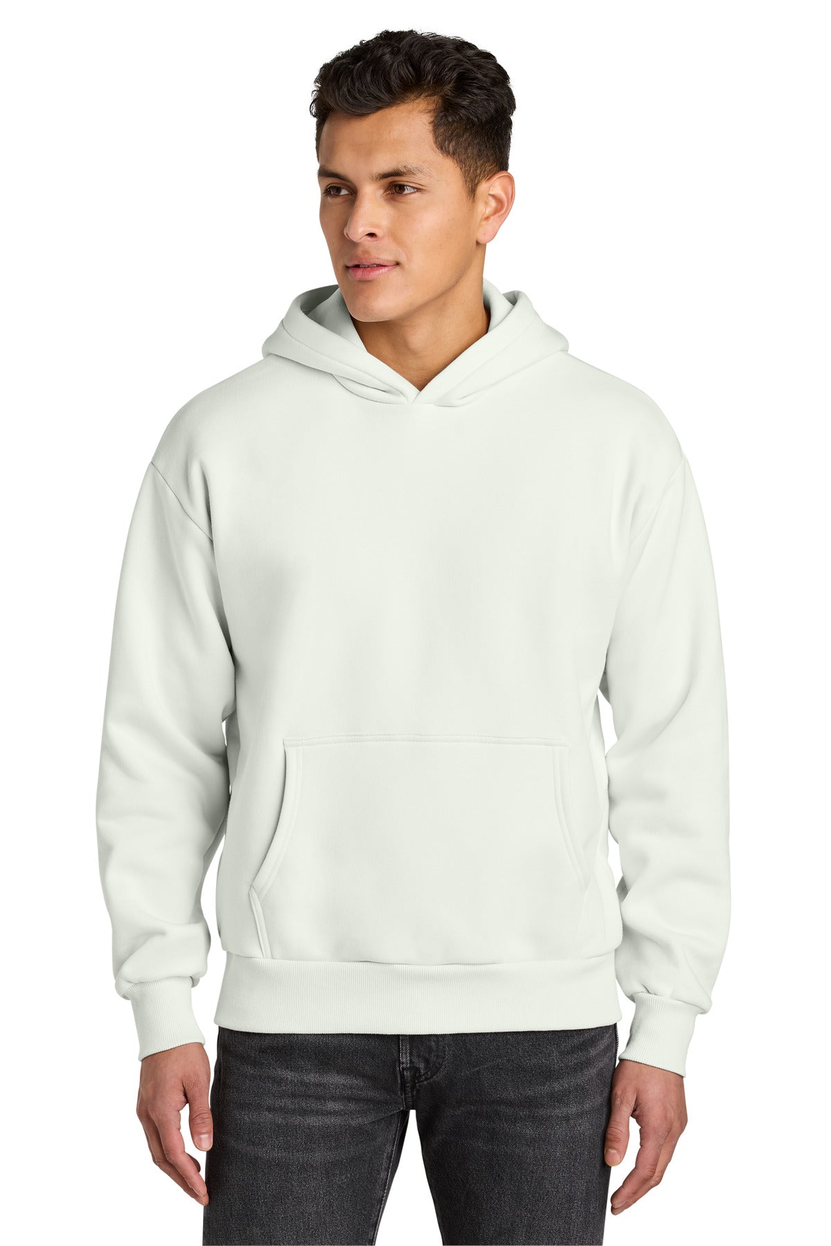 Front View of Bone Next Level Apparel Heavyweight Hoodie NL9307
