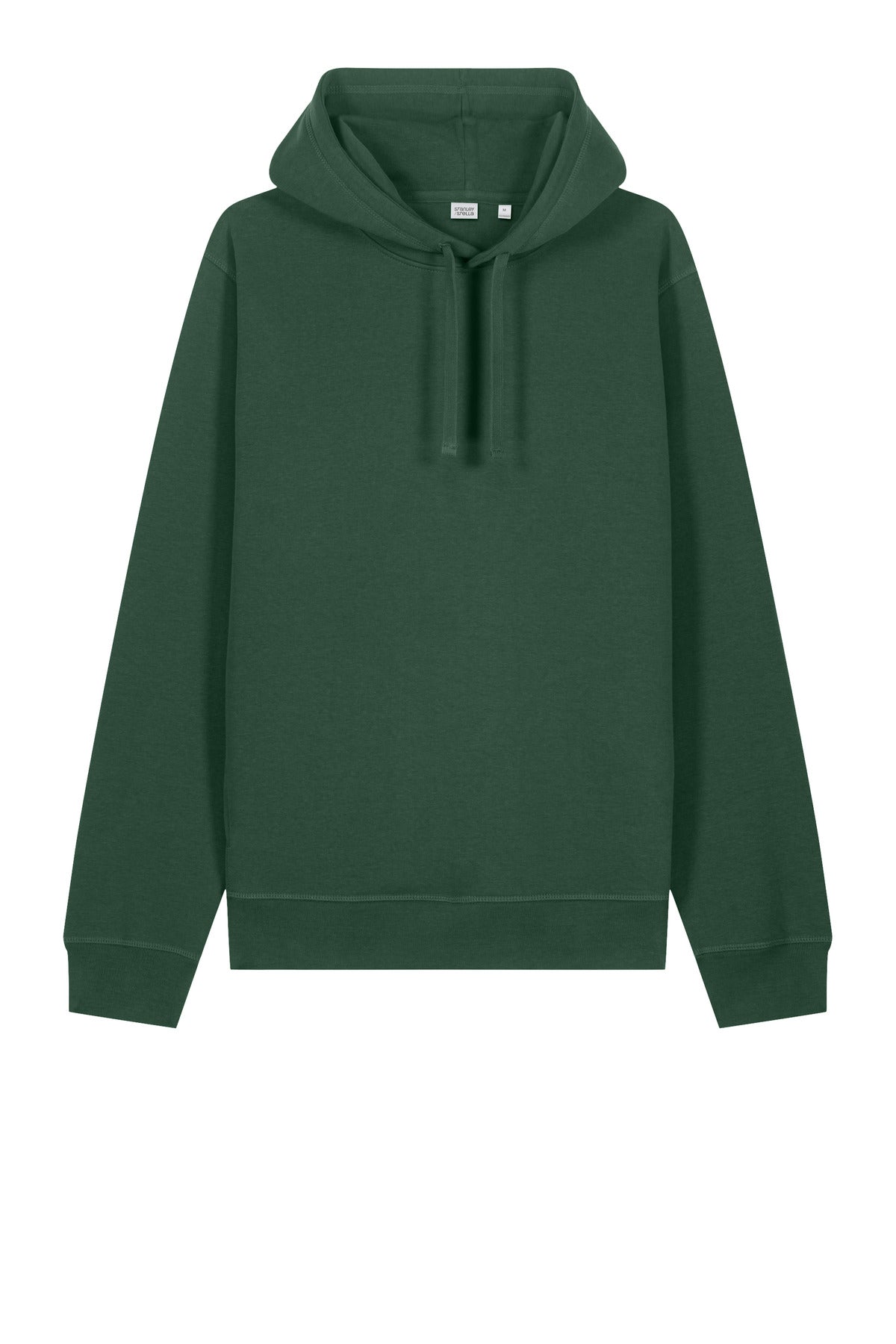 Front View of BottleGrn Stanley/Stella Unisex Sounder Hooded Sweatshirt SXU012