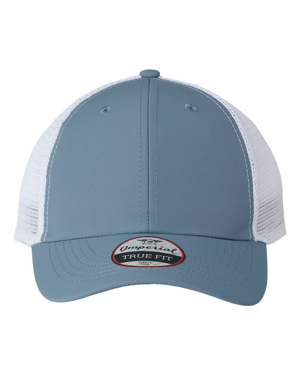 Front View of Breaker Blue/ White The Original Sport Mesh Cap - X210SM