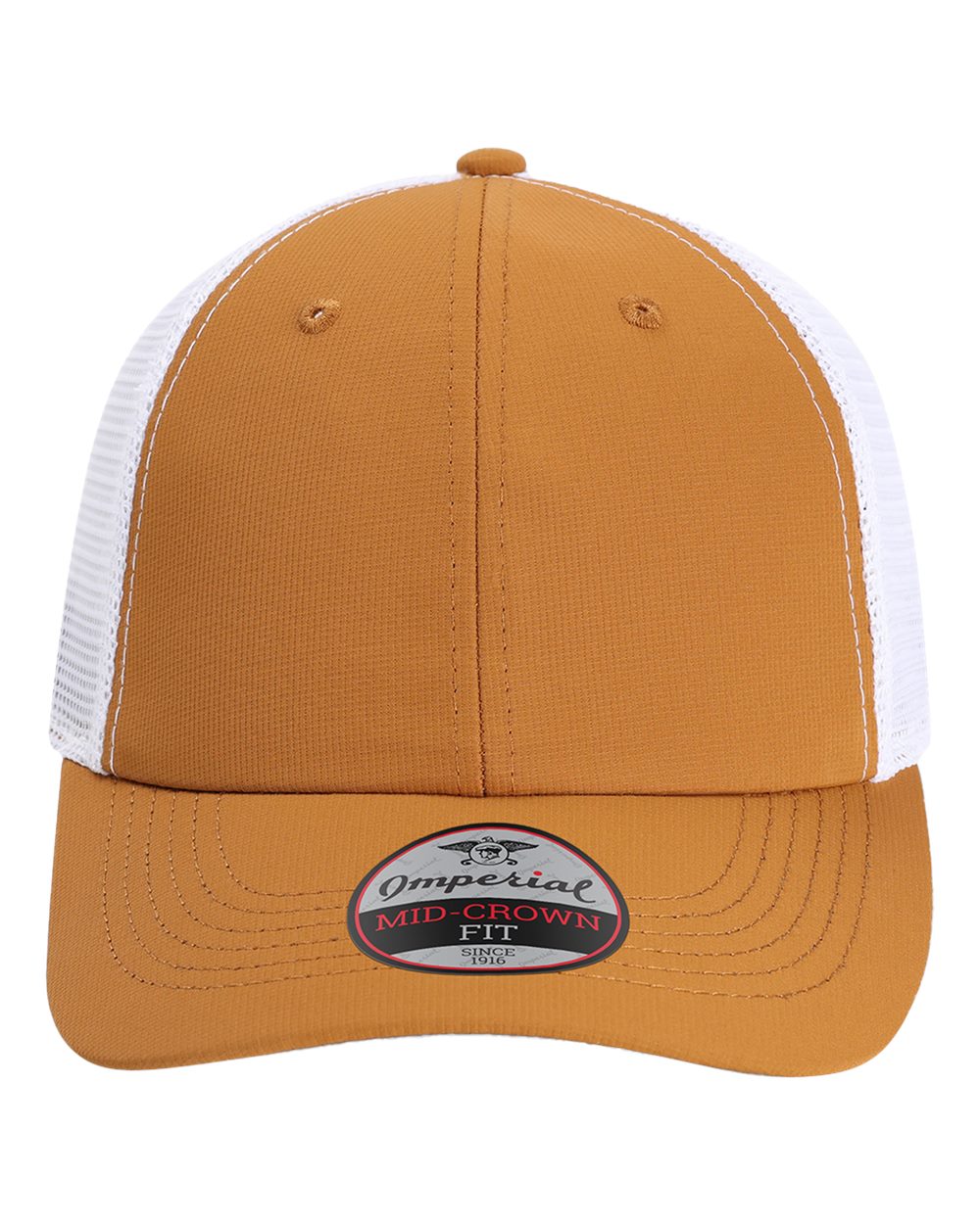 Front View of Buckthorn Brown/ White The Original Sport Mesh Cap - X210SM