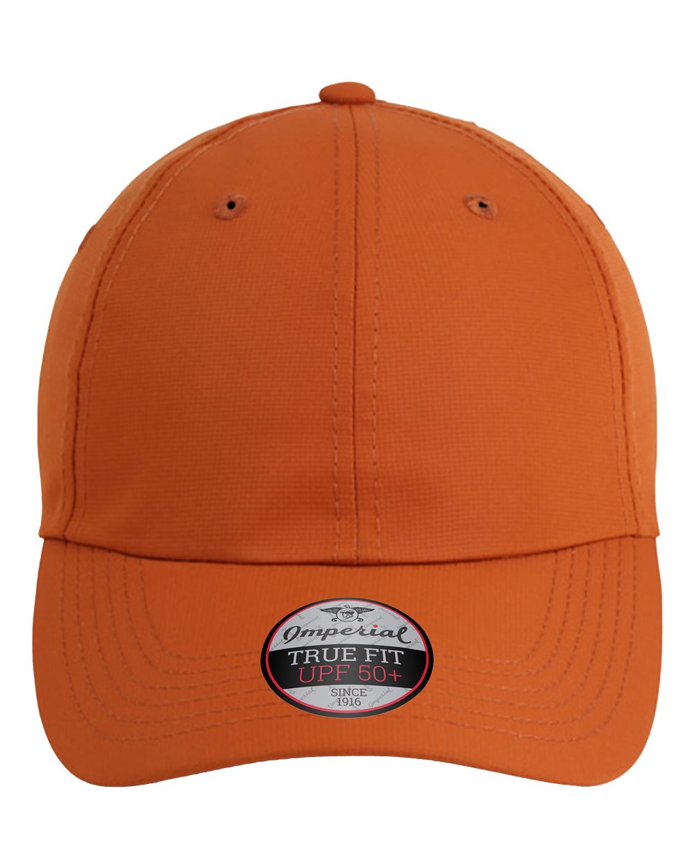 Front View of Burnt Orange The Original Performance Cap - X210P