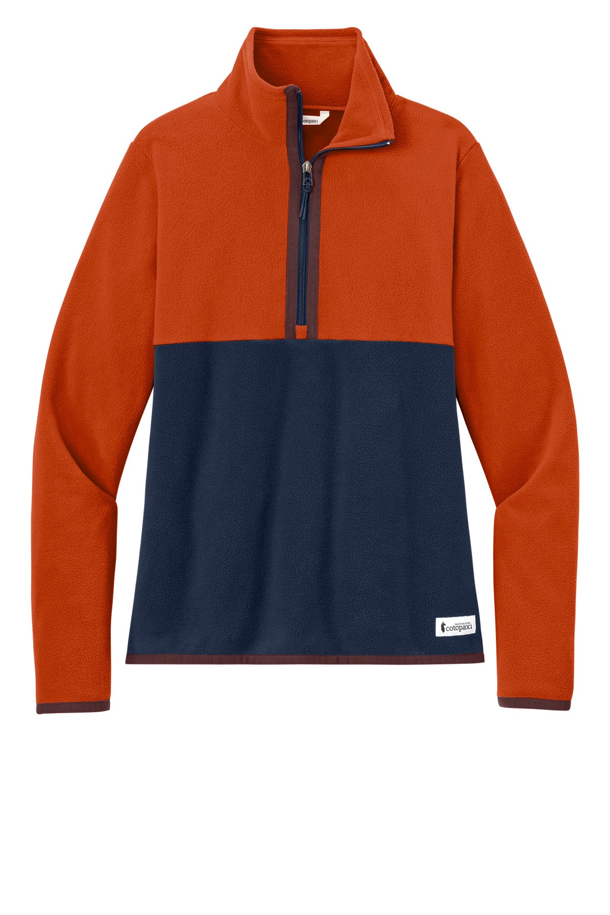 Front View of Canyon/Mr Cotopaxi Women's Amado 1/2-Zip Fleece COTOW1692