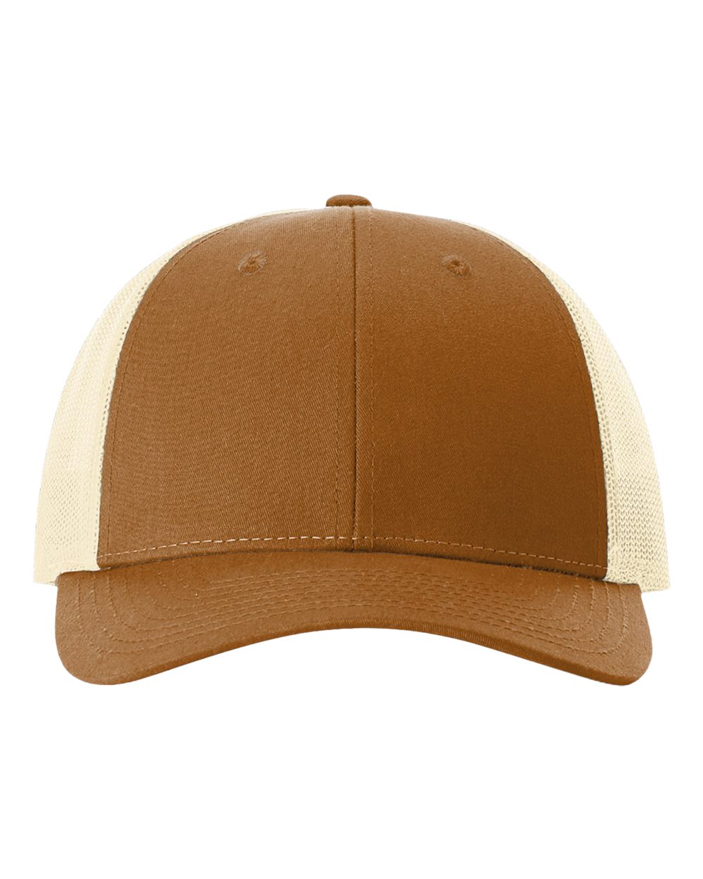 Front View of Carmel/ Birch Low Pro Trucker Cap - 115