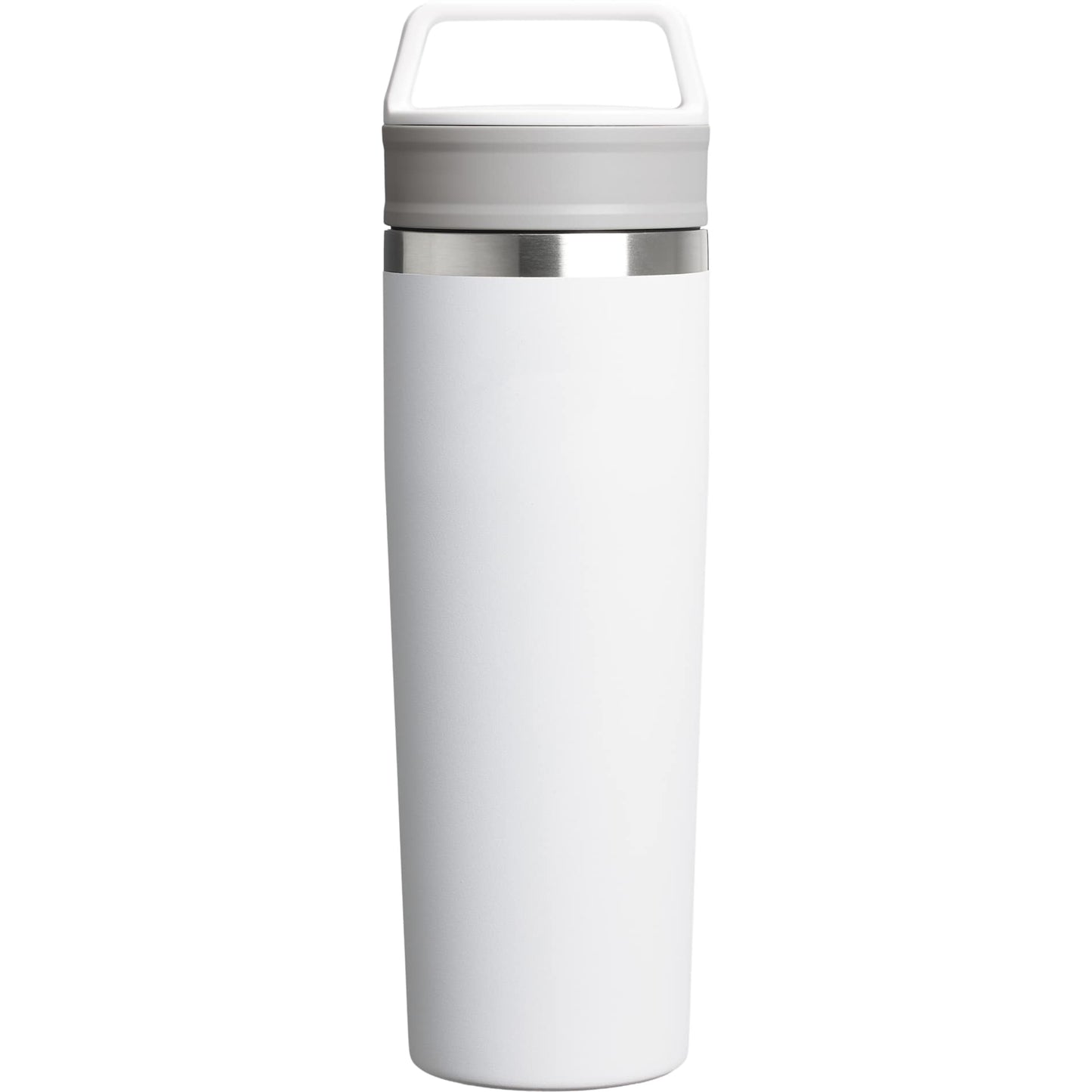 Front View of Clear Stanley 20OZ CAFE-TO-GO TRAV MUG plain