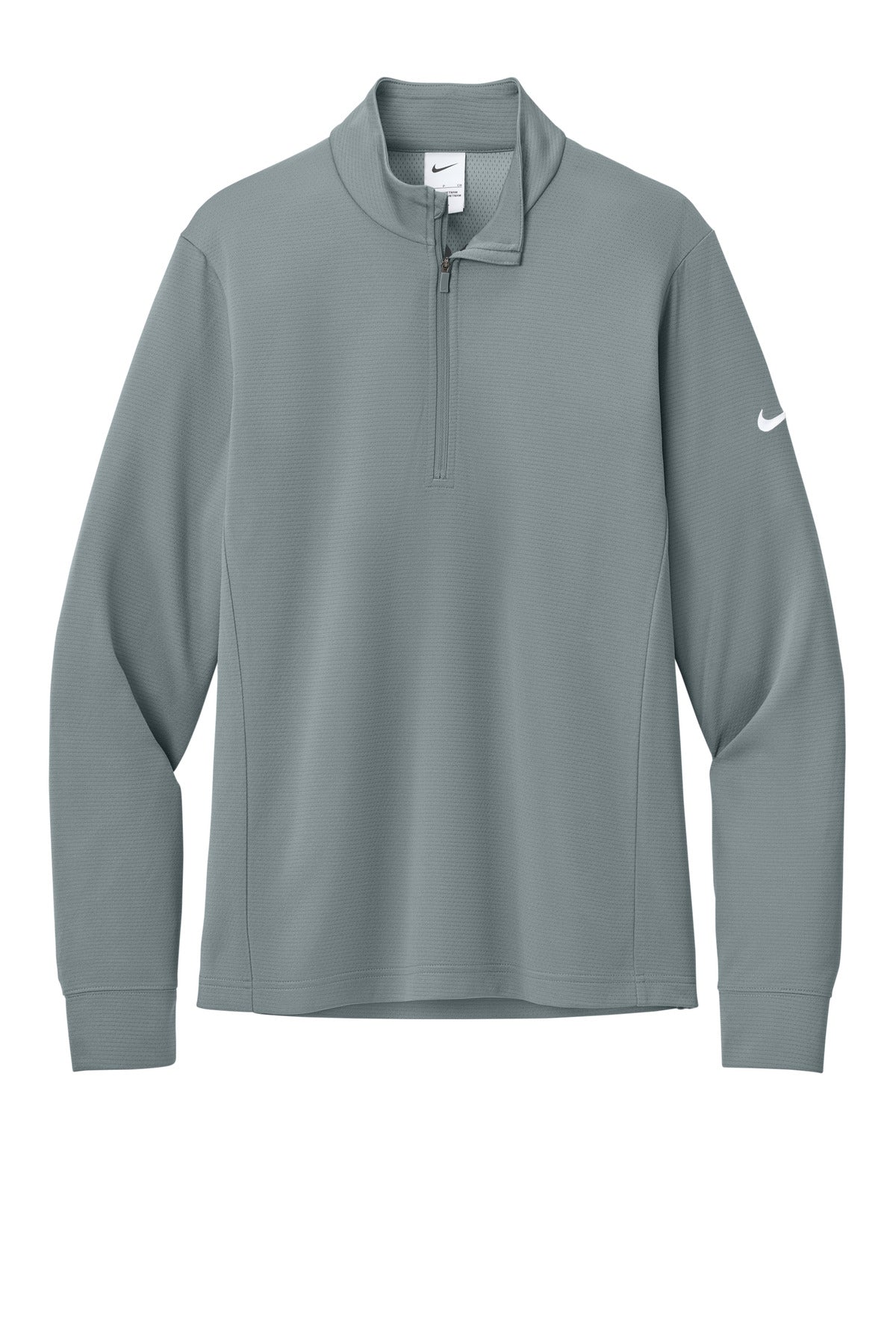 Front View of CoolGrey Nike Essential 1/2-Zip Cover-Up NKHM8036