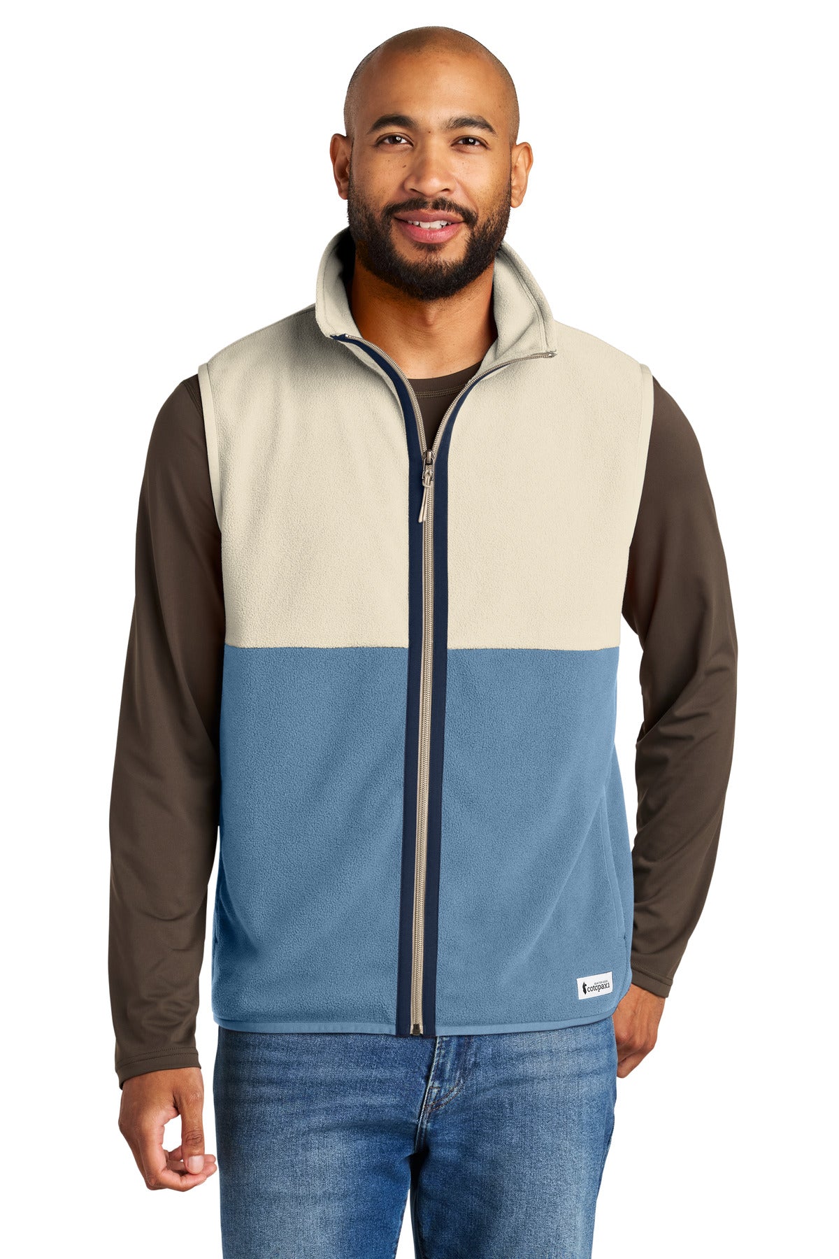 Front View of Crm/Fjord Cotopaxi Amado Fleece Vest COTOM1693