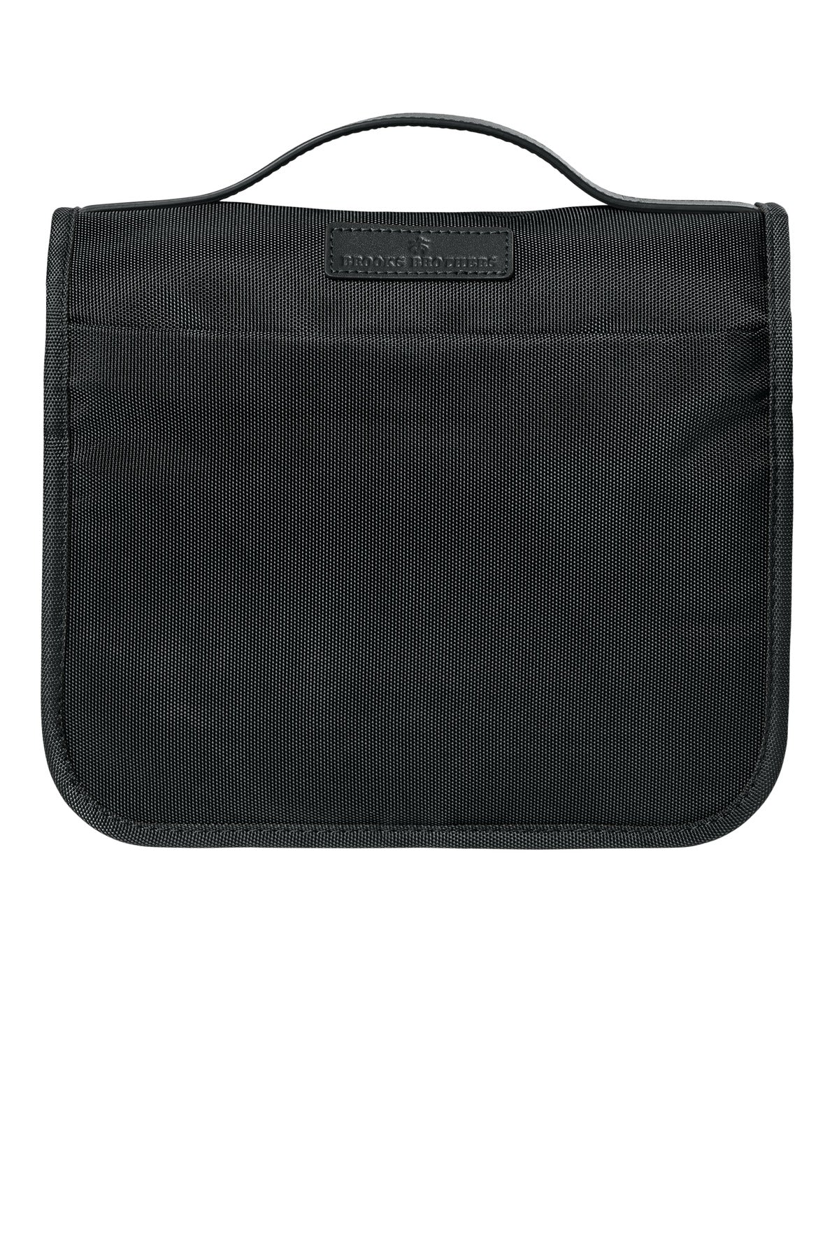 Front View of DeepBlack Brooks Brothers Oxford Small Travel Bag BB18872