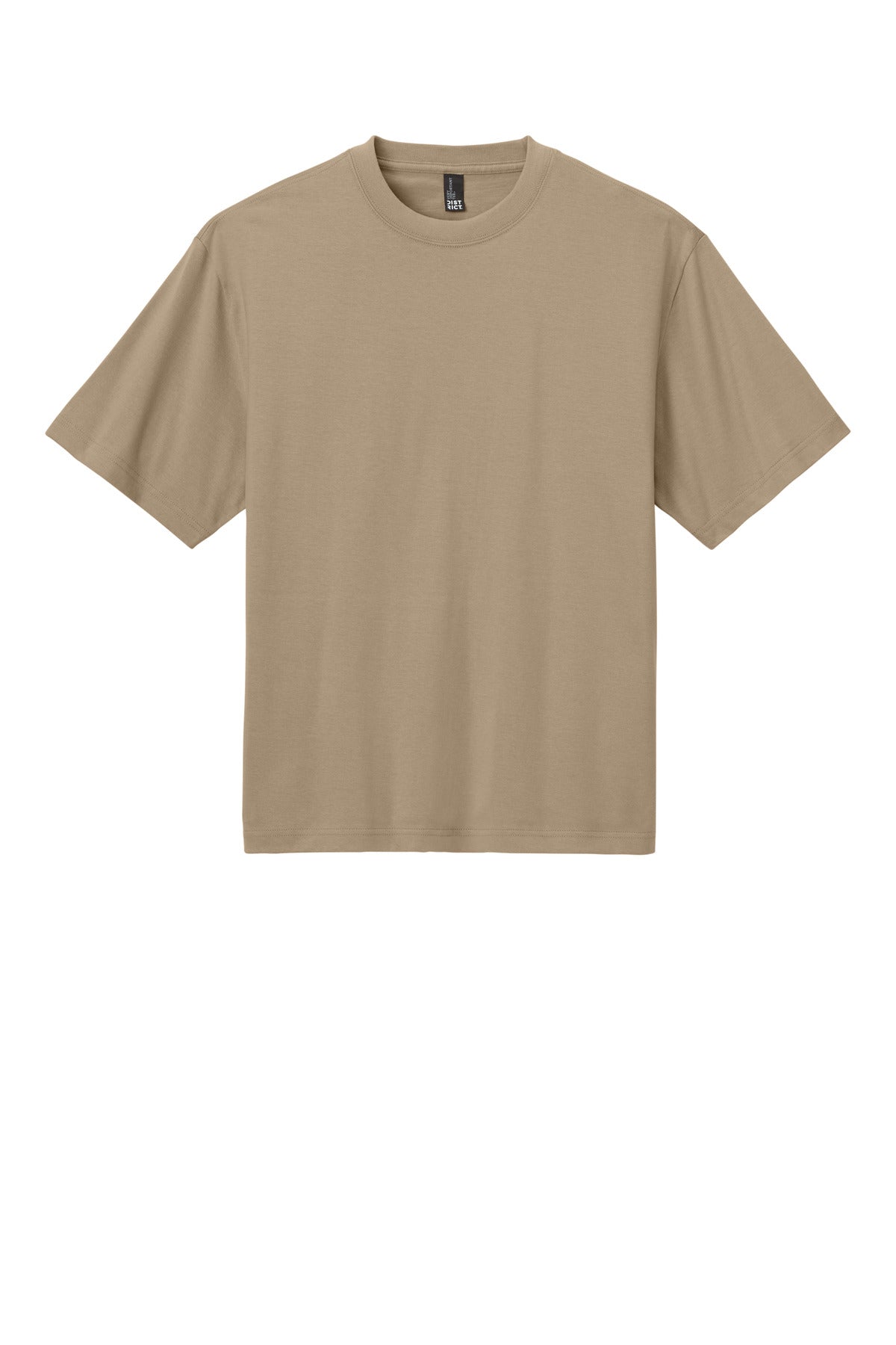 Front View of DesertTan District Heavyweight Very Important Tee DT6065