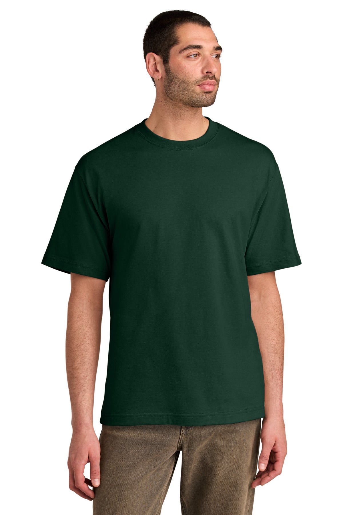 Front View of ForestGrn District Heavyweight Very Important Tee DT6065