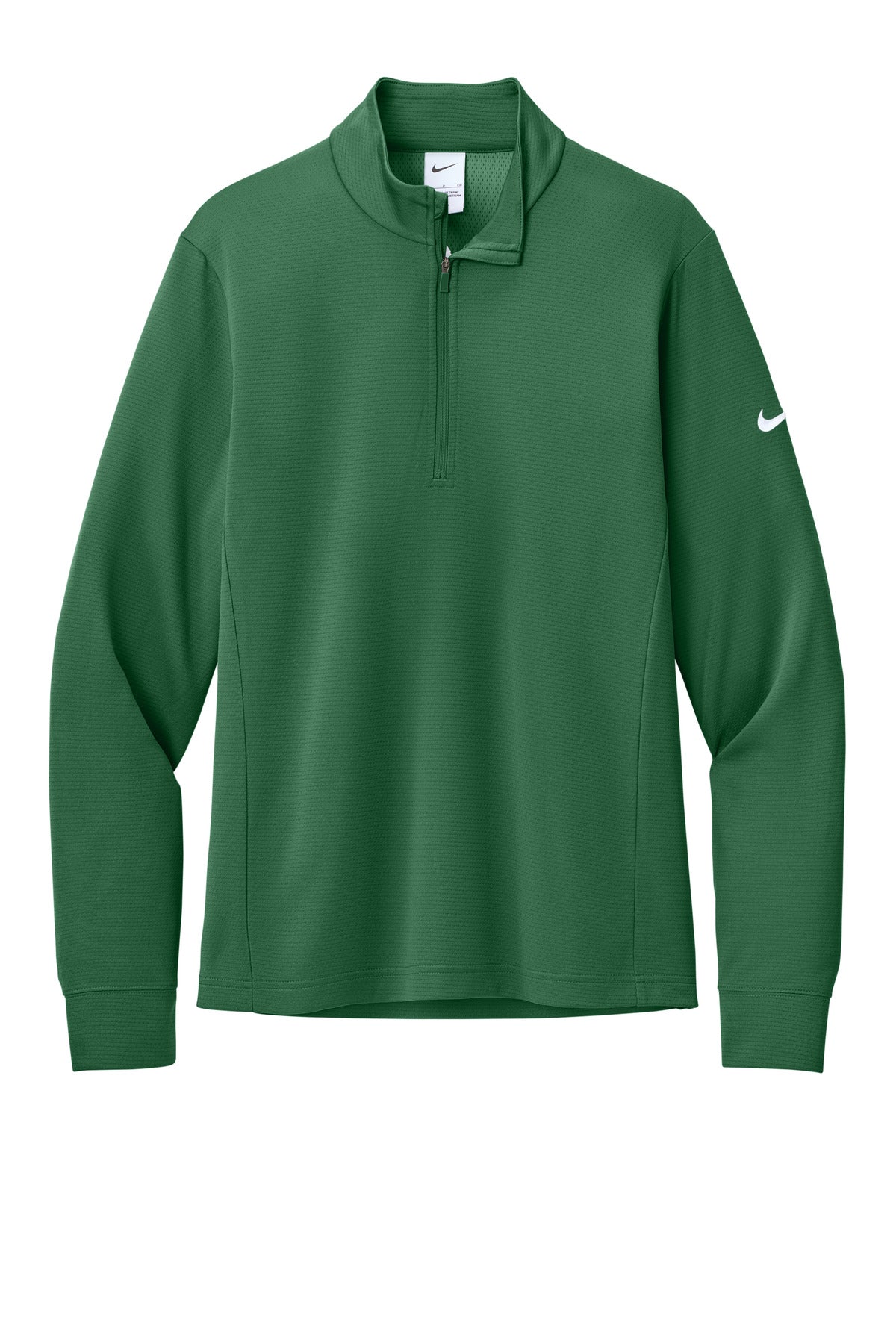 Front View of GorgeGreen Nike Essential 1/2-Zip Cover-Up NKHM8036