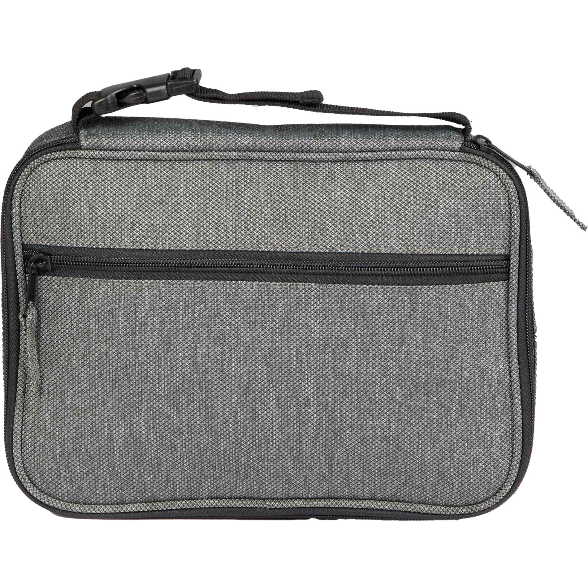 Front View of Gray Vila Recycled Travel Organizer plain