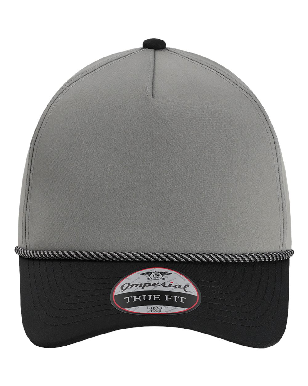 Front View of Grey/ Black/ Black/ Grey The Wrightson Cap - 5054
