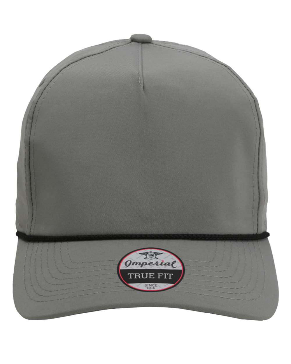 Front View of Grey/ Black The Wrightson Cap - 5054