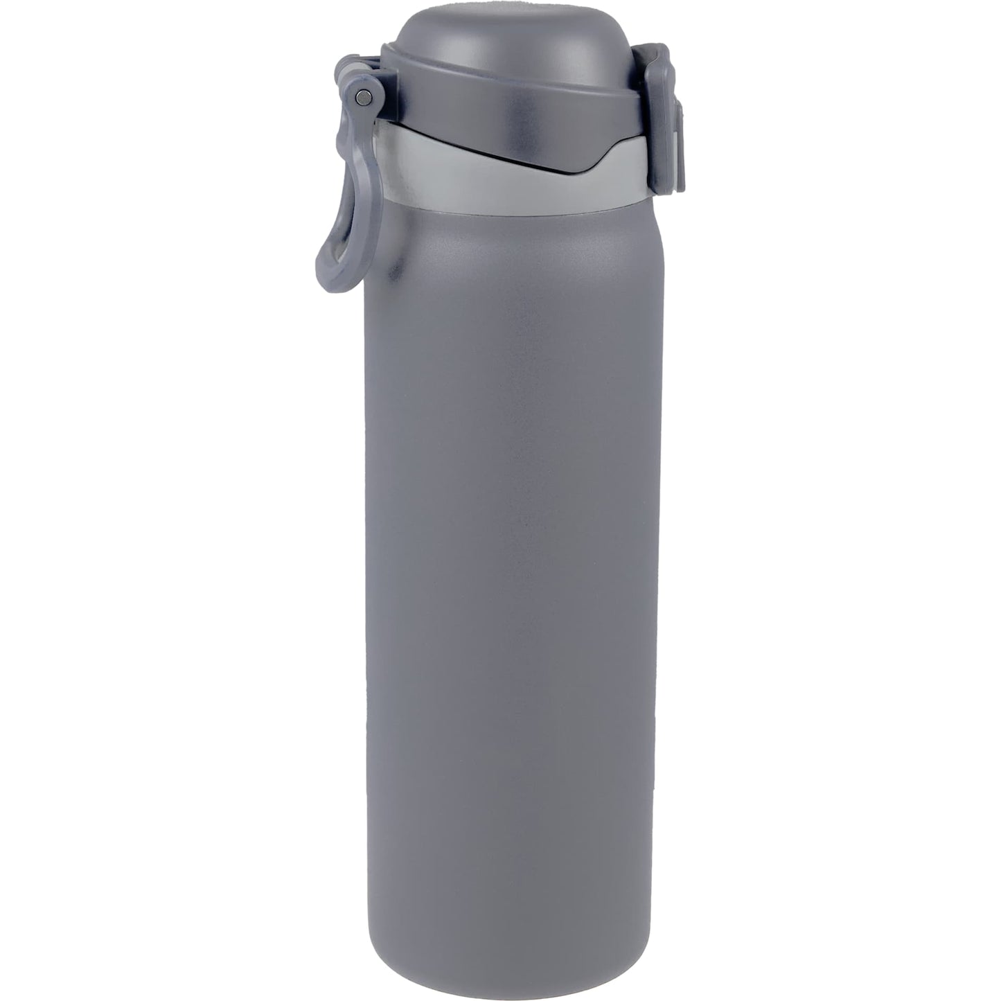 Front View of Grey Rhine 2 in 1 Vacuum Eco-Friendly Bottle 30oz