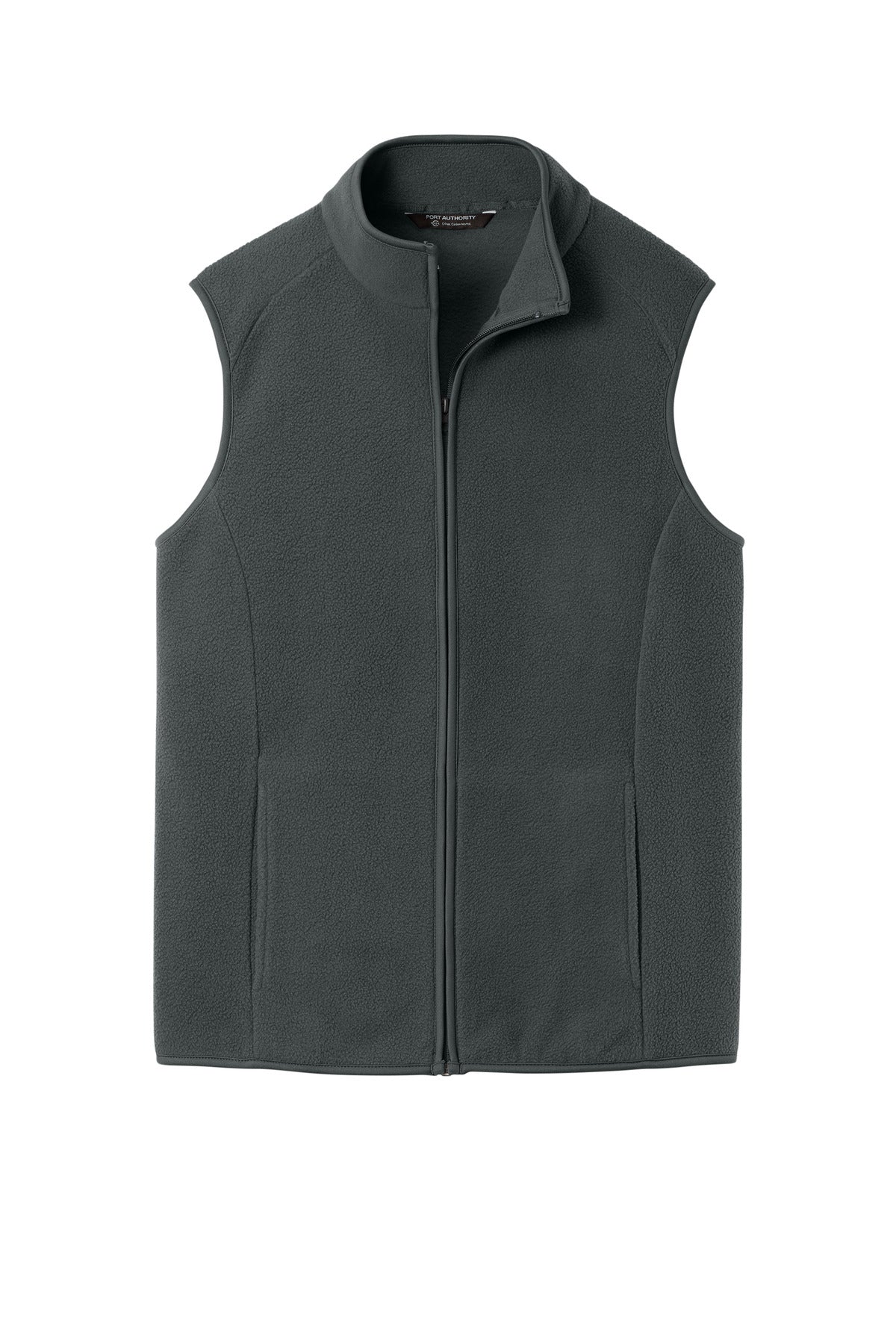 Front View of GreySteel Port Authority C-FREE Fleece Vest F702