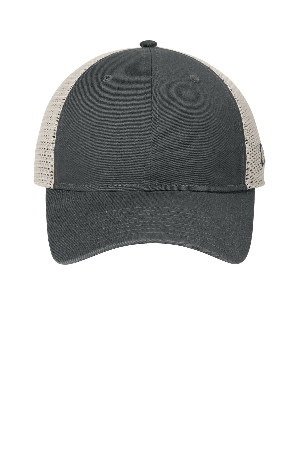 Front View of Grp/Stone New Era 9TWENTY Unstructured Mesh Snapback Cap NE215