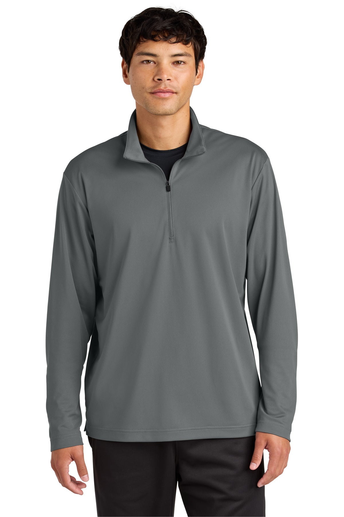 Front View of GyConcrete Sport-Tek Micropique Sport-Wick 1/4-Zip ST672