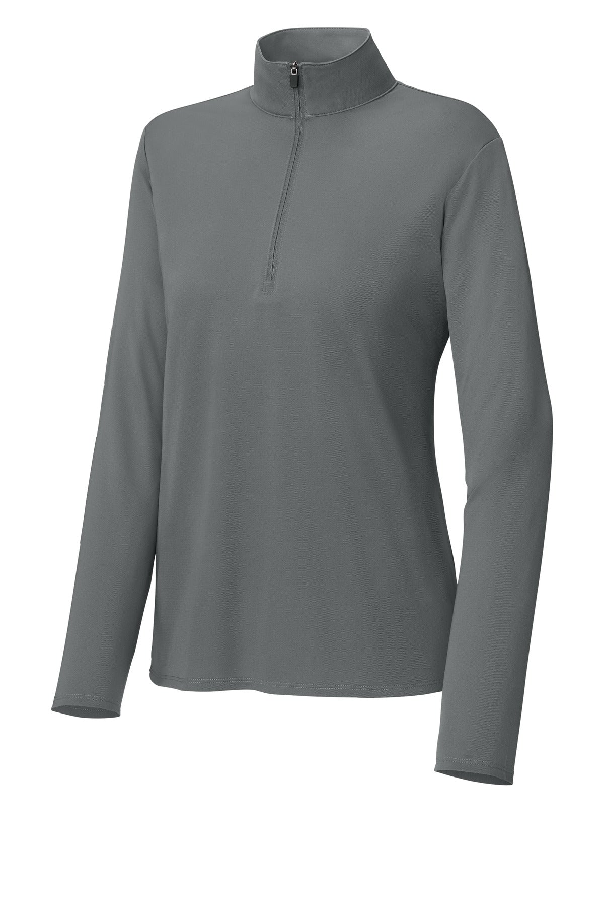 Front View of GyConcrete Sport-Tek Women's Micropique Sport-Wick 1/4-Zip LST672