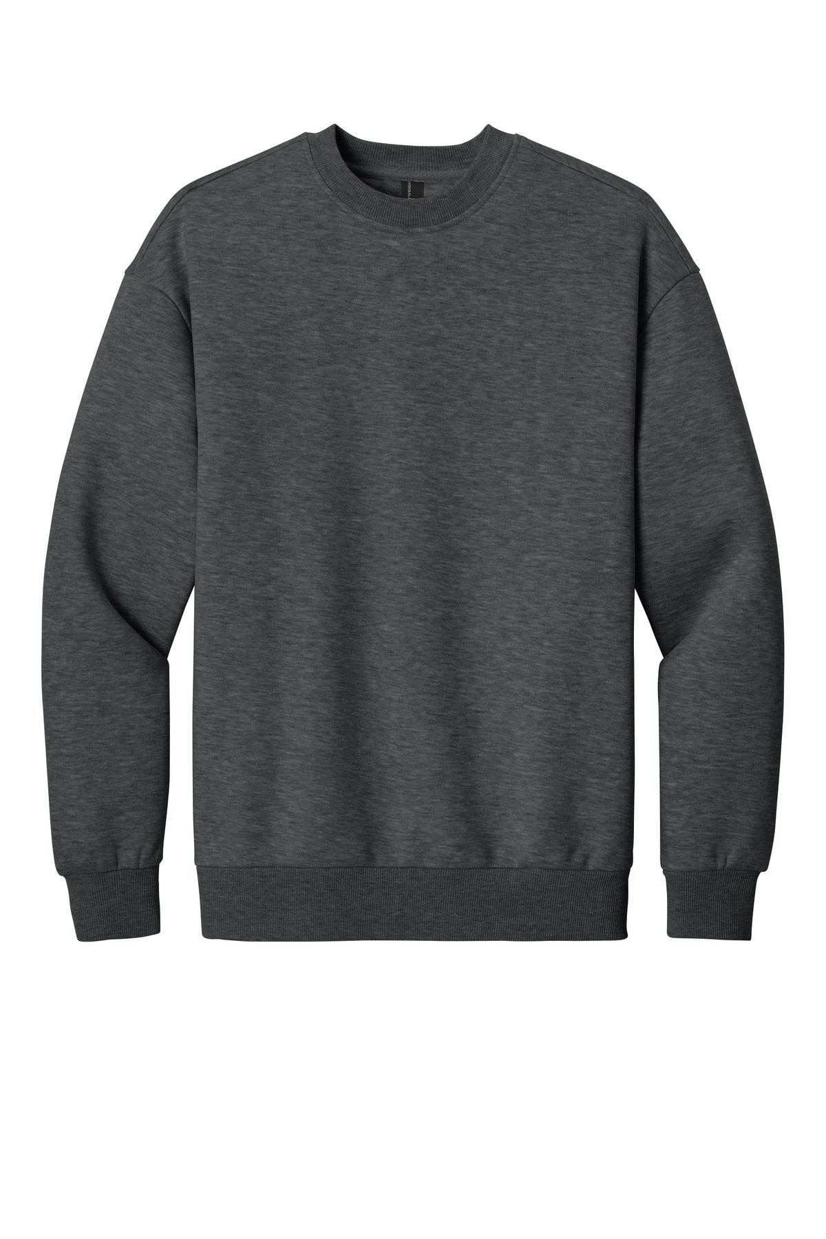 Front View of HtdChar District V.I.T. Heavyweight Fleece Crew DT6154