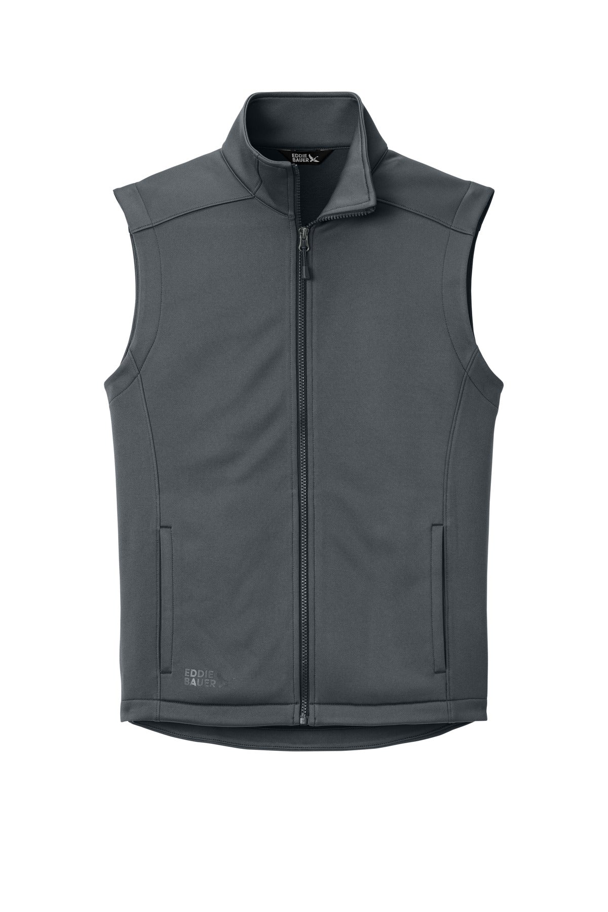 Front View of IronGate Eddie Bauer Smooth Mid Layer Fleece Vest EB2560
