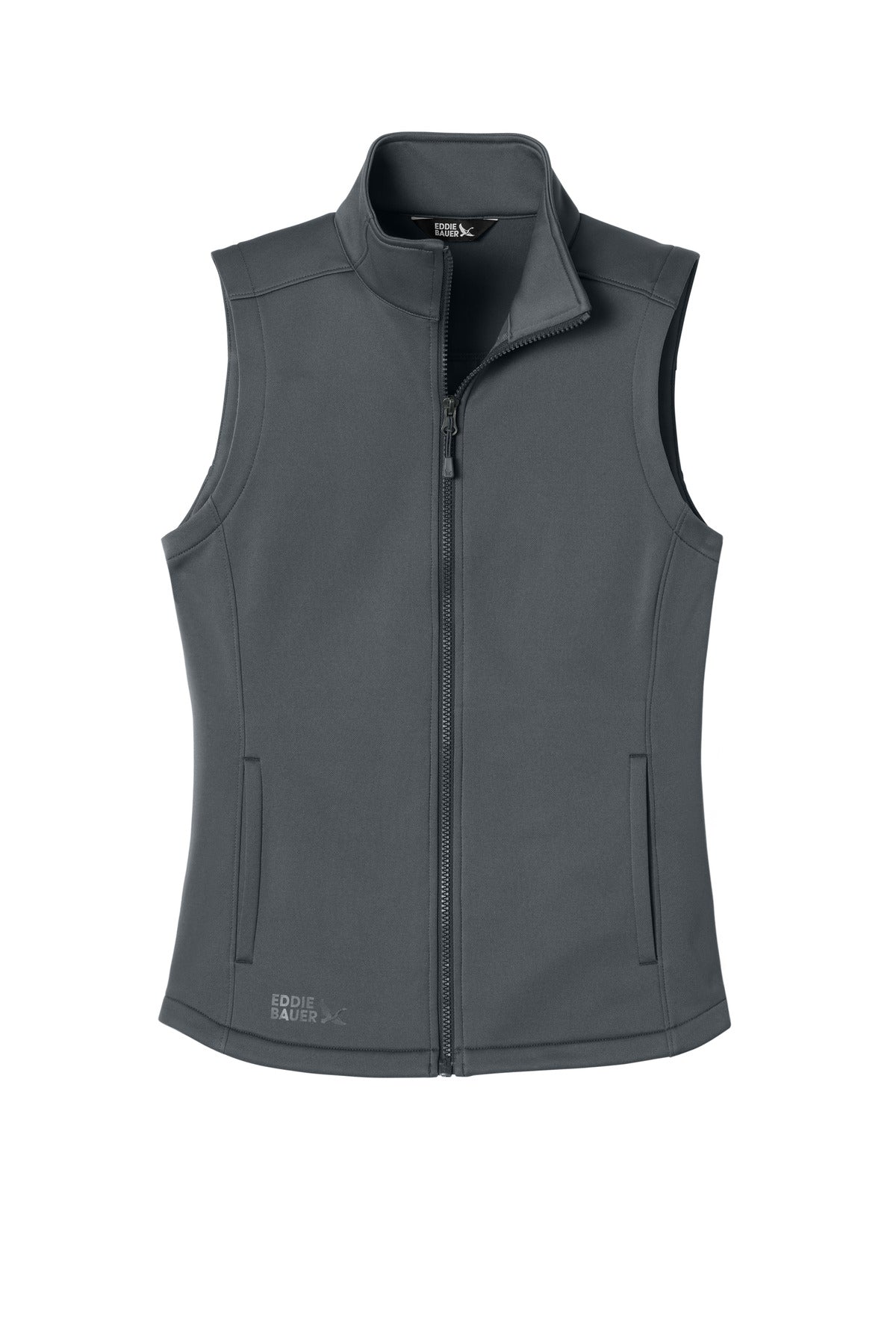 Front View of IronGate Eddie Bauer Women's Smooth Mid Layer Fleece Vest EB2570