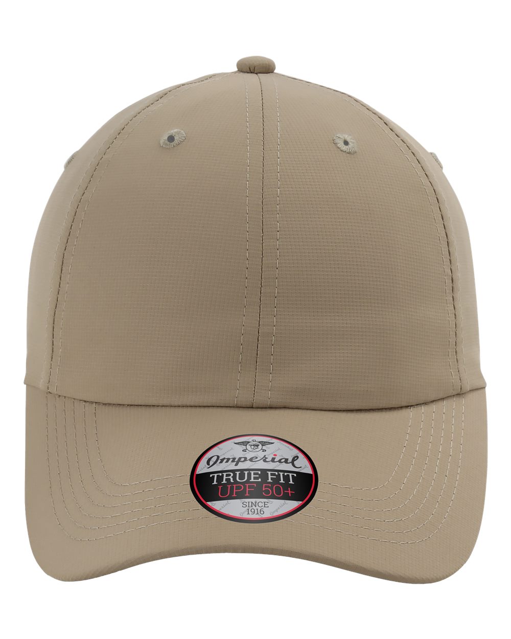 Front View of Khaki The Original Performance Cap - X210P