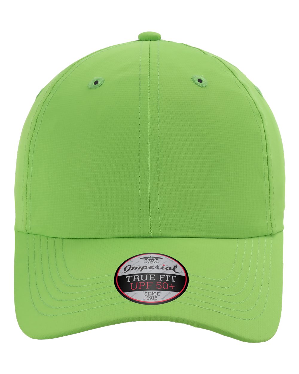 Front View of Lime The Original Performance Cap - X210P