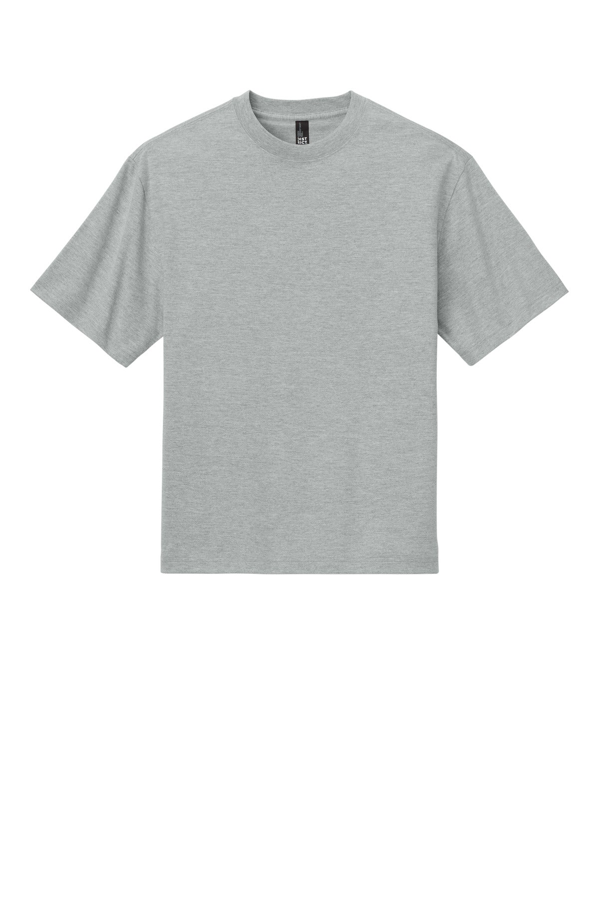 Front View of LtHtGry District Heavyweight Very Important Tee DT6065